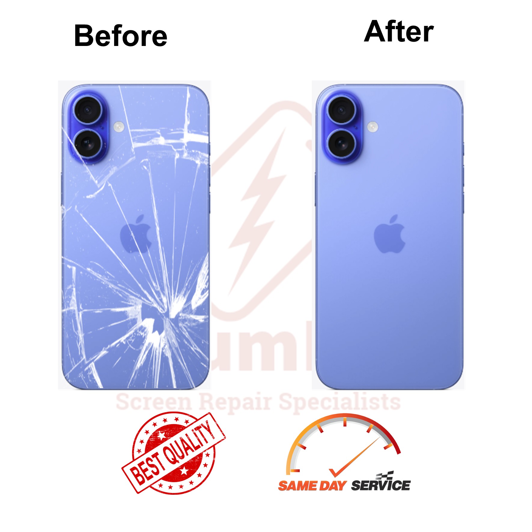 iPhone 16 Back Glass Replacement
