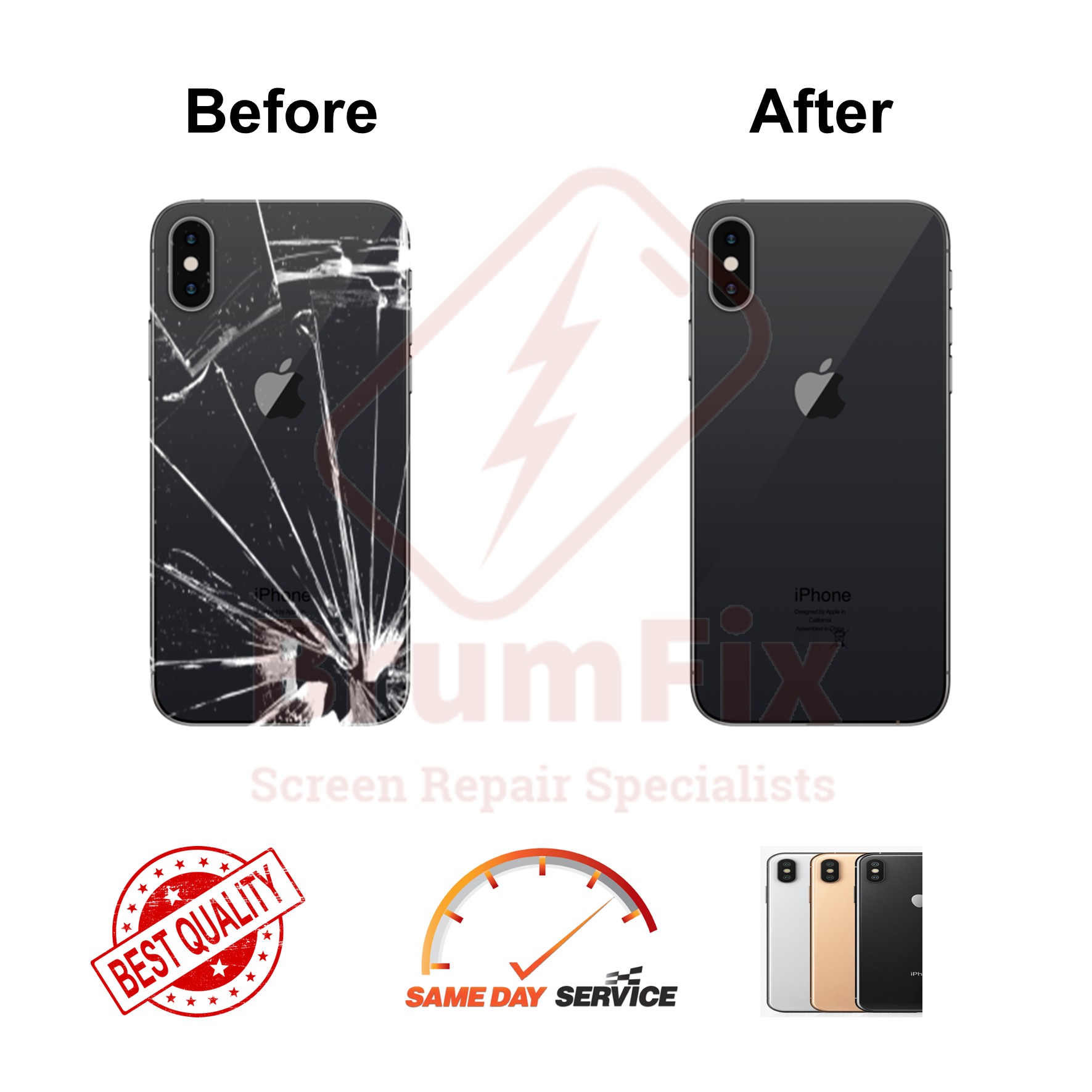 iPhone XS Back Glass Replacement